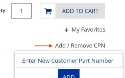 Cool Feature: Customer Part Number