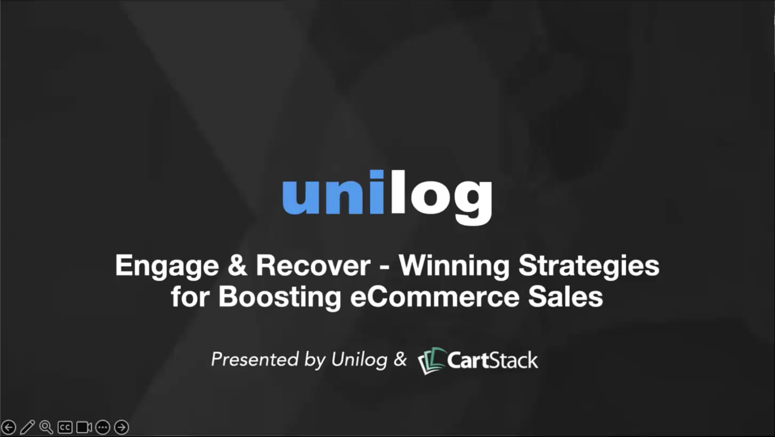 Engage & Recover - Boosting eCommerce Sales