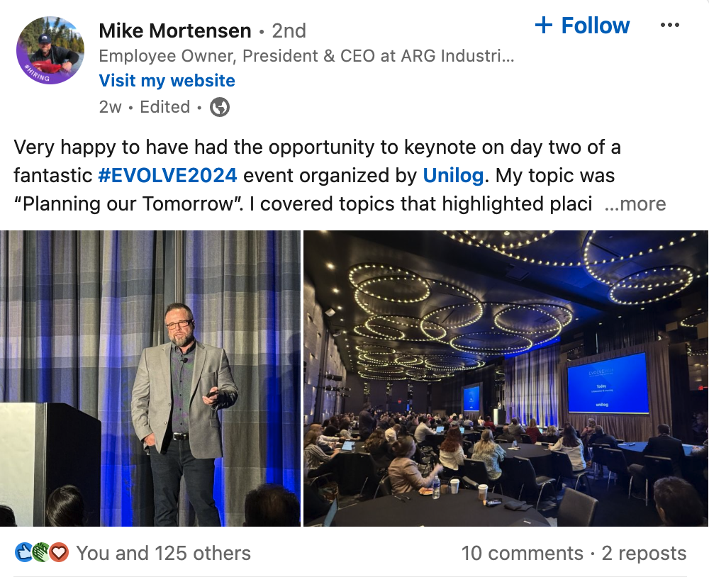 Mike Mortensen LinkedIn